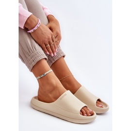Vaaleat naisten varvastossut Big Star NN274A040 beige 2