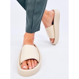 Pehmeät naisten tossut Fontes Beige 1