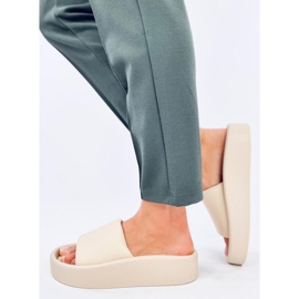 Pehmeät naisten tossut Fontes Beige 2