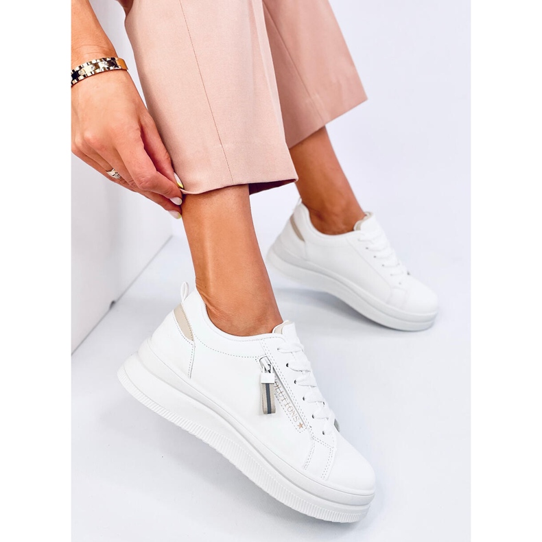 Mayers Beiget naisten tennarit valkoinen 2