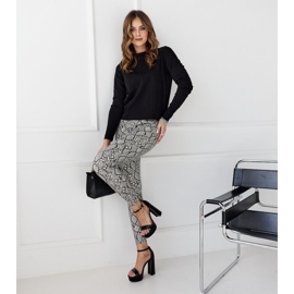 Mustat korkeakorkoiset Sille-sandaalit 1