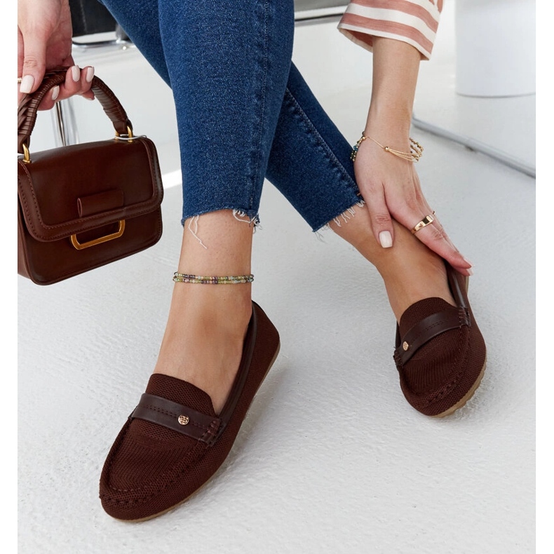 Ruskeat kangasloaferit Fombiolta 1