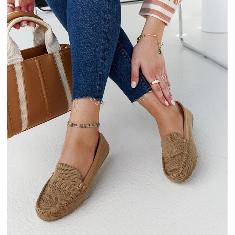 Fiammettan ruskeat kangas mokasiinit 1