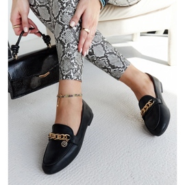 Mustat loaferit Scaletta-ketjulla 1