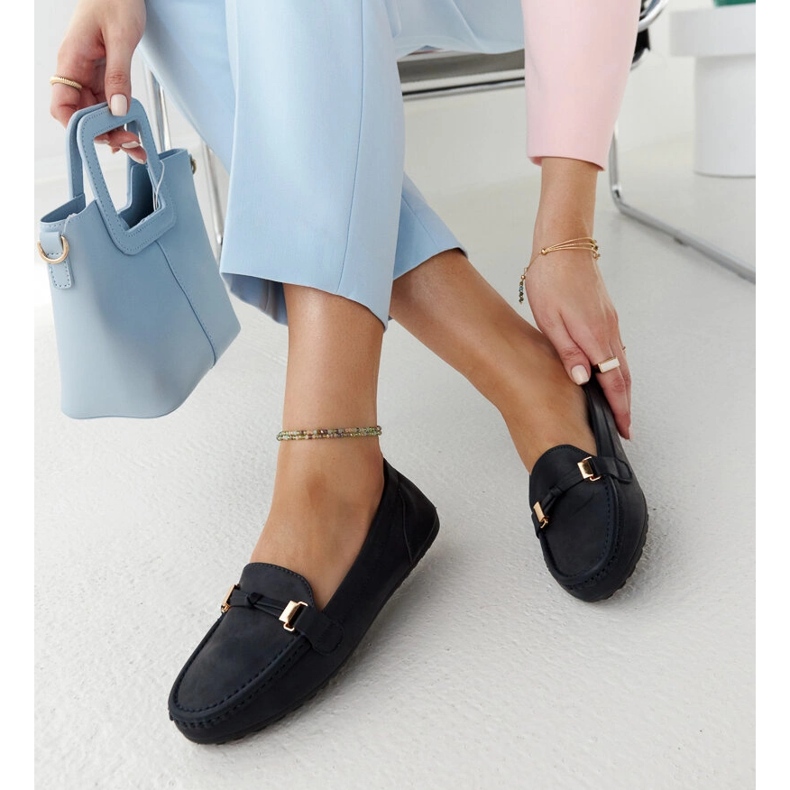 Tummansiniset mokasiinit mattapintaisella Scafati-viimeistelyllä sininen 1