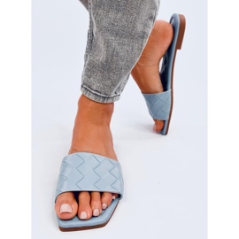 Tossut neliömäisellä pohjalla Sahar LT.BLUE sininen 1