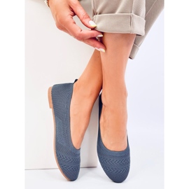 Newey Blue -neulotut balettihousut sininen 1