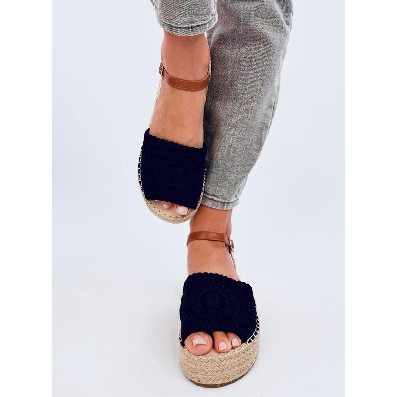 Boho Ingram Mustat espadrillisandaalit 1