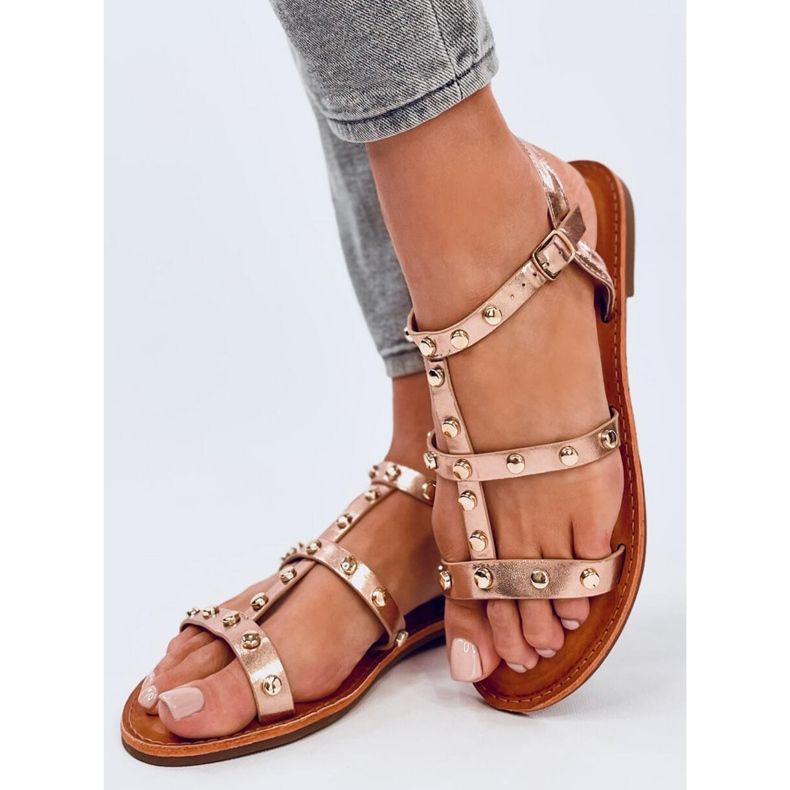 Sandaalit Neha Champagne -nastoilla vaaleanpunainen 2