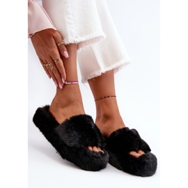 Naisten turkistossut Musta Stepia 1