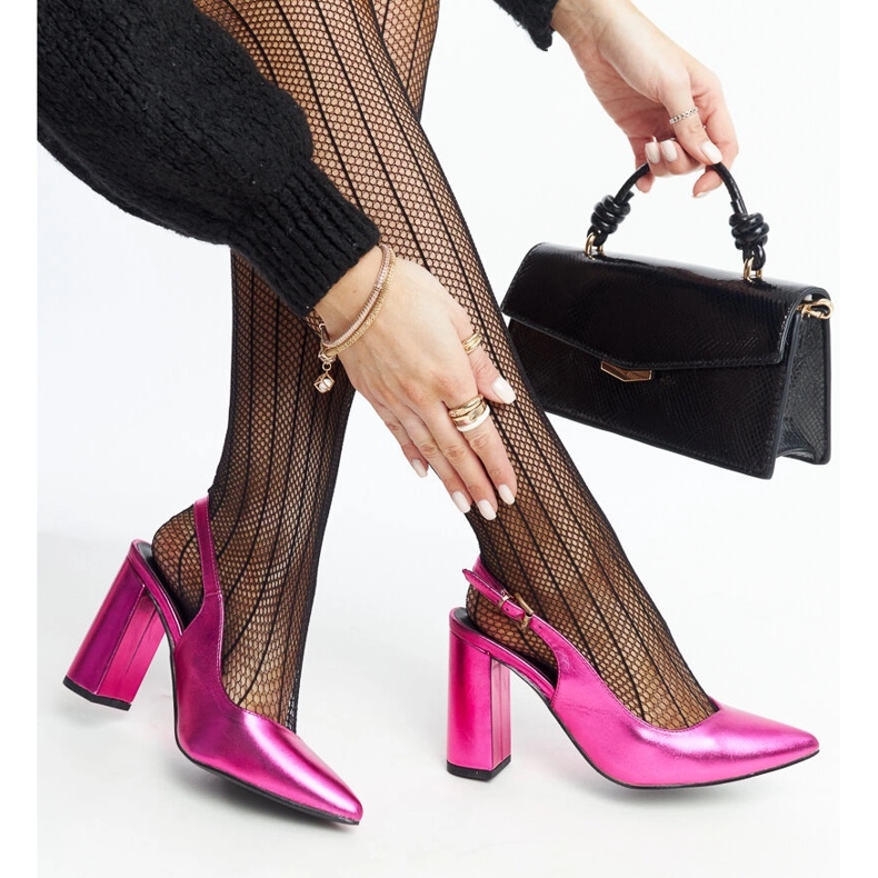 Vaaleanpunaiset Wechsler avokärkiset pumput vaaleanpunainen 1