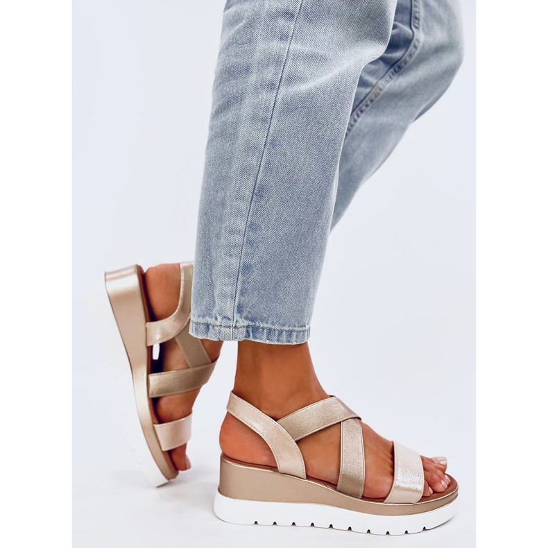 Caden Gold kiila sandaalit kultainen 2