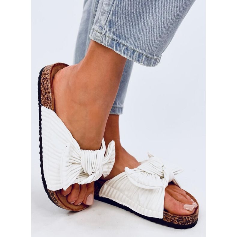 Moss Valkoiset korkkitossut valkoinen 2