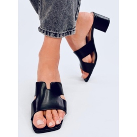 Vallon Mustat korkeakorkoiset muulit 1