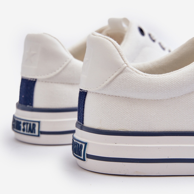 Miesten matalat tennarit Big Star NN174004 valkoinen 2