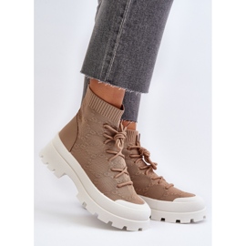 Naisten Slip-On-saappaat Ruskea Solime 2