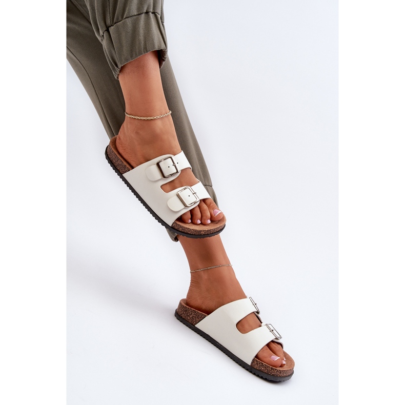 Naisten varvastossut soljella, valkoinen 1