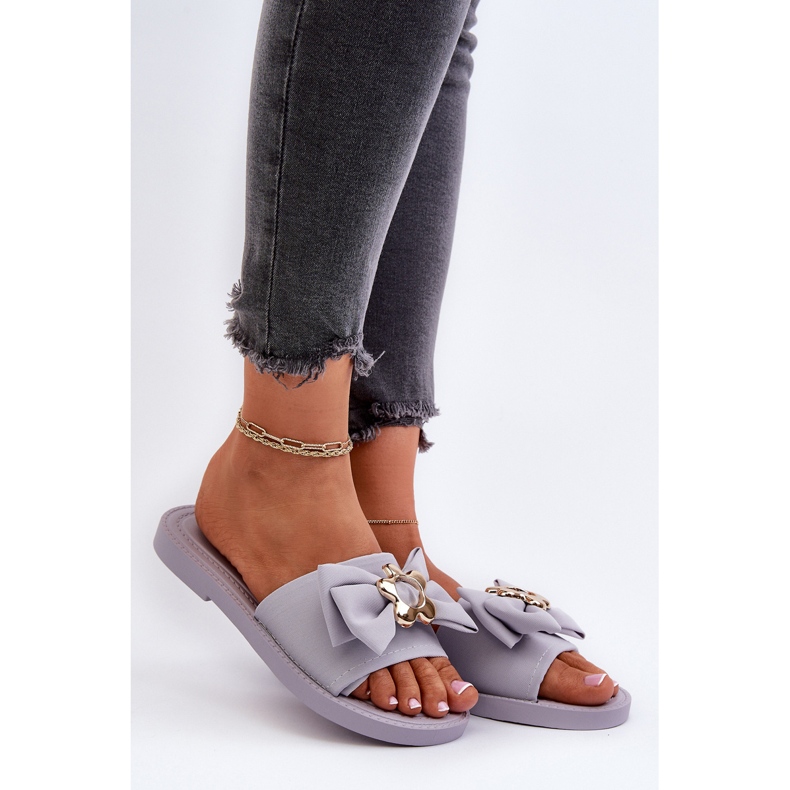 Naisten laventelivarvastossut, joissa on rusetti Arsicada violetti 2