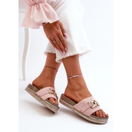 Naisten varvastossut, koristelu, vaaleanpunainen Vapireta 1