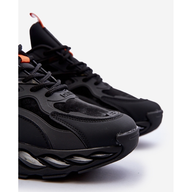 Miesten tennarit HI-POLY System Big Star -urheilukengät NN174382 musta 1