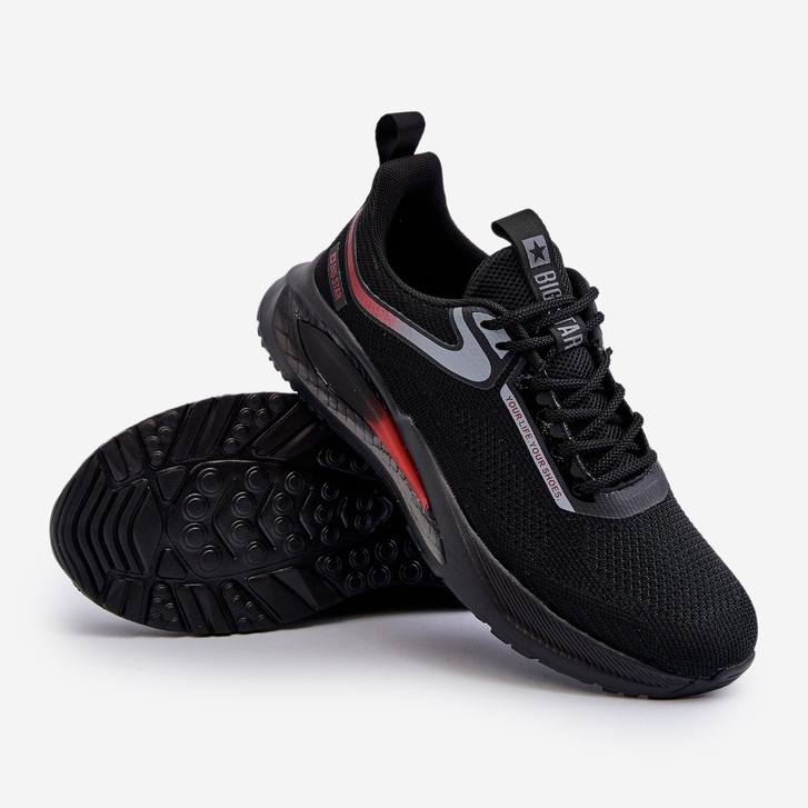 Miesten urheilukengät HI-POLY System Big Star NN174373 Musta 1