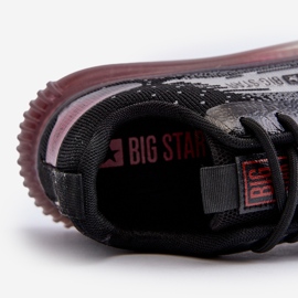 Miesten urheilukengät HI-POLY System Big Star NN174476 Musta harmaa 2