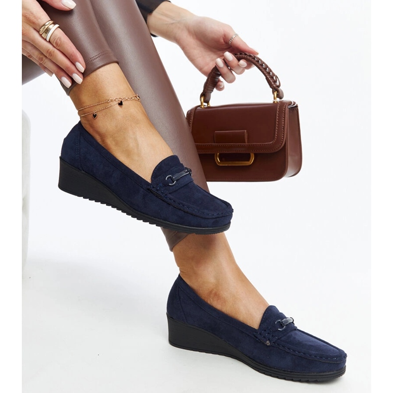 Amelin tummansiniset kiilahousut sininen 1