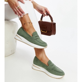 Vihreät mokkanahkaiset Venla urheilukengät 1