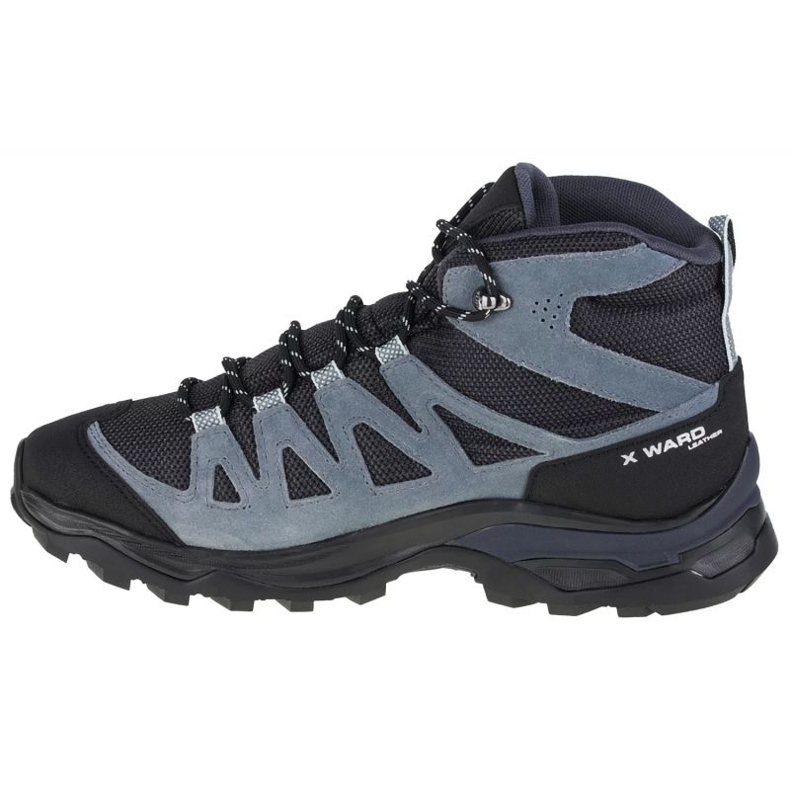 Salomon X Ward nahkaiset Mid Gtx W 471820 kengät musta 1