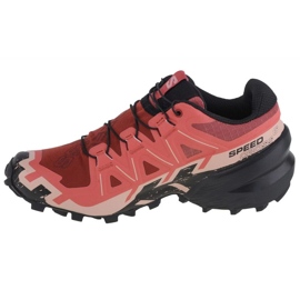 Salomon W Speedcross 6 W juoksukengät 473011 vaaleanpunainen 1