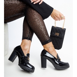 Giacoma mustat patentoitu kantapääpumput 1