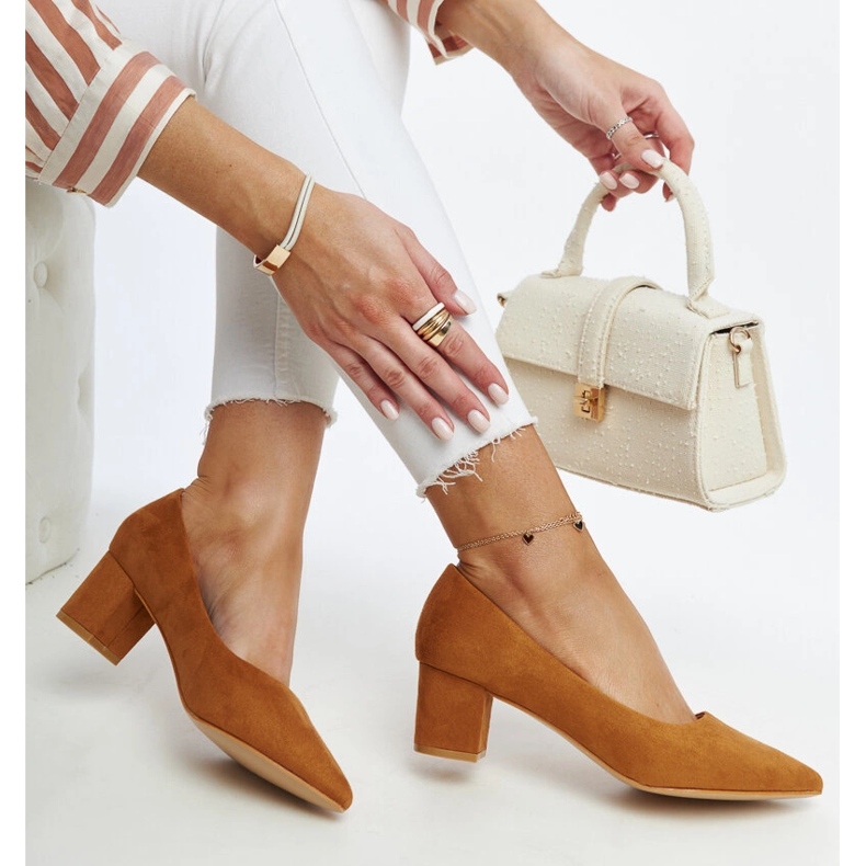 Ruskeat Araxi-korkokengät 1