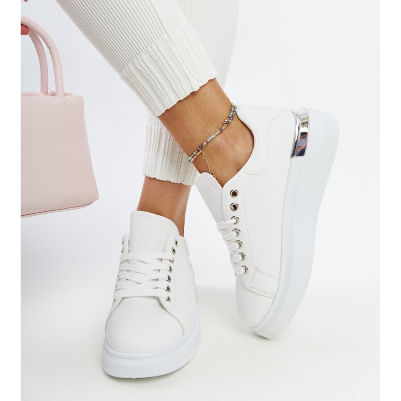 Valkoiset Meriana urheilukengät valkoinen 2