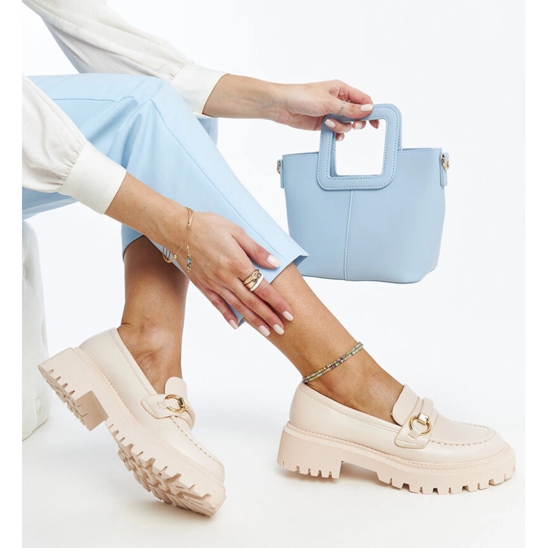 Beiget loaferit Lasima-soljella 1