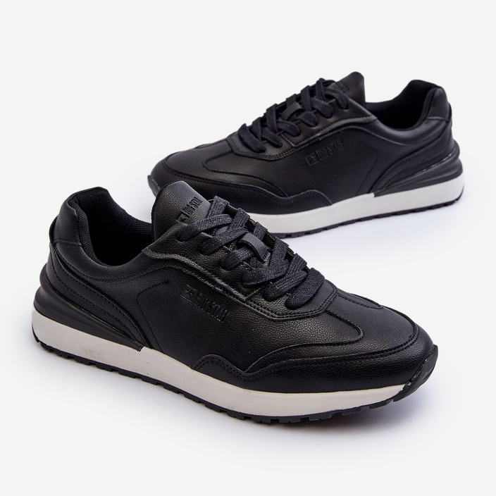 Miesten nahkalenkkarit Big Star NN174287 musta 1