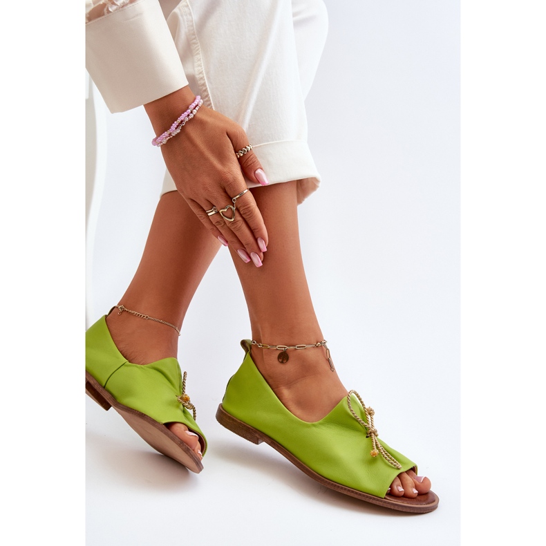 Zazoo 2660 naisten ballerinakengät, lime vihreä 1