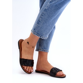 Seastar Naisten litteä -korkeita tossut musta 3