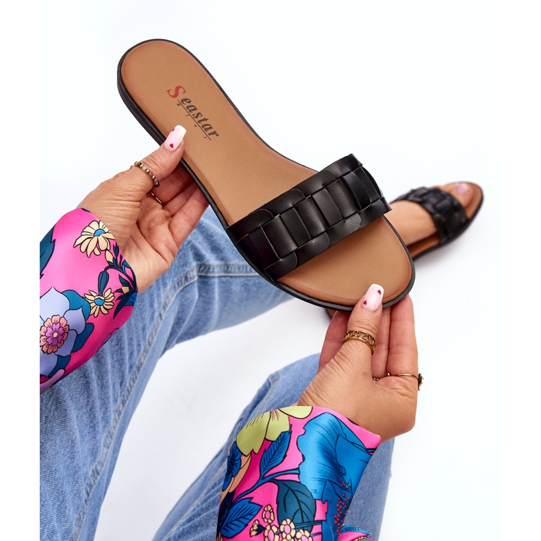 Seastar Naisten litteä -korkeita tossut musta 7