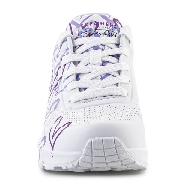 Skechers JGoldcrown Uno Lite kengät - Spread the Love W 155507-WLPR valkoinen 1