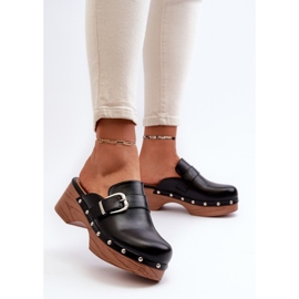 Naisten mustat Seprilla-kengät soljella 3