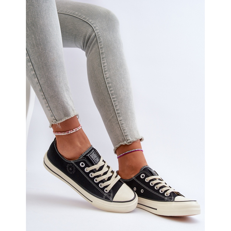 Naisten matalat tennarit Big Star NN274269 musta 2