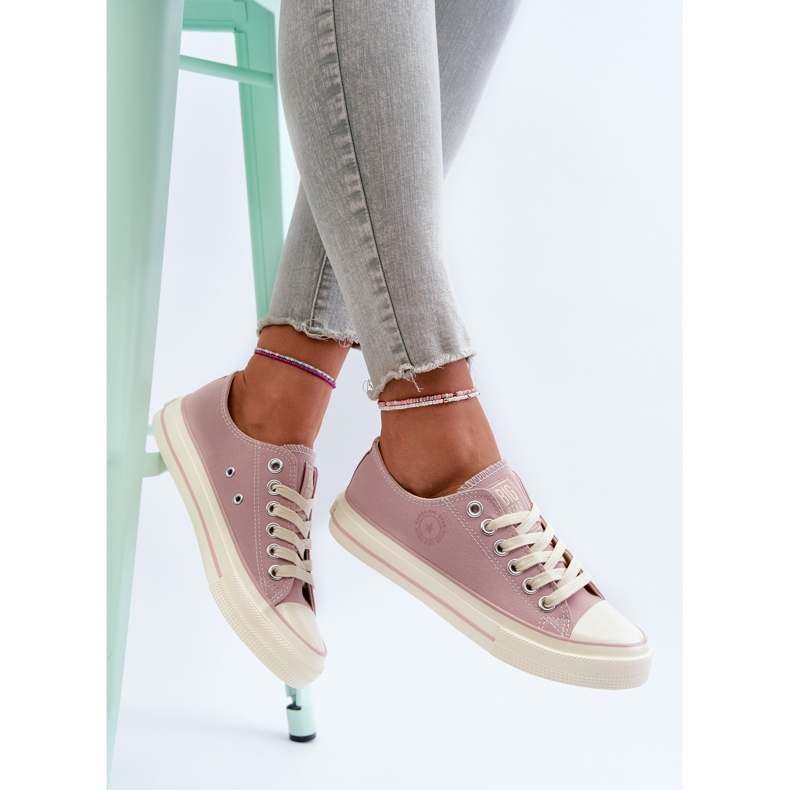 Naisten matalat tennarit Big Star NN274270 Pinkki vaaleanpunainen 2