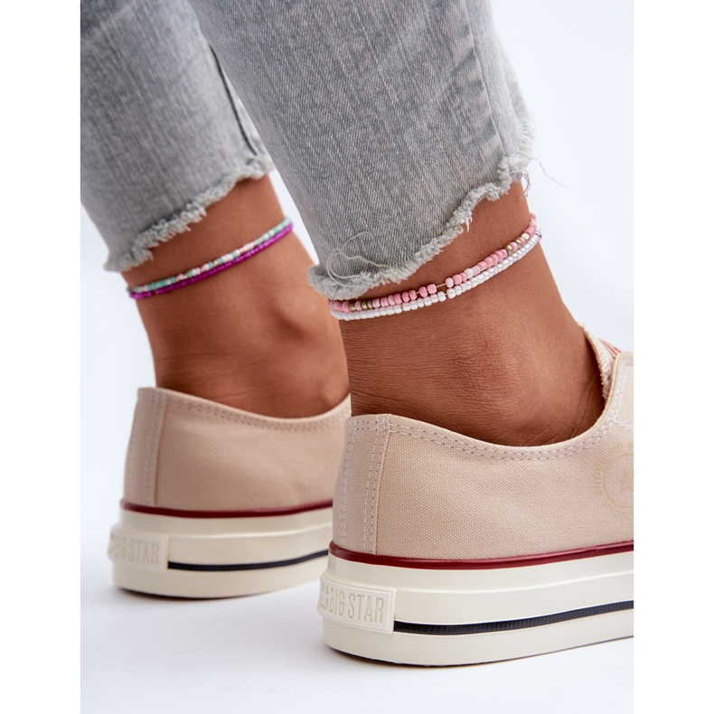 Naisten matalat tennarit Big Star NN274272 beige 2