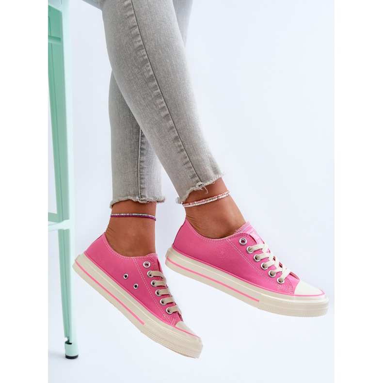 Naisten matalat tennarit Big Star NN274271 Pinkki vaaleanpunainen 2