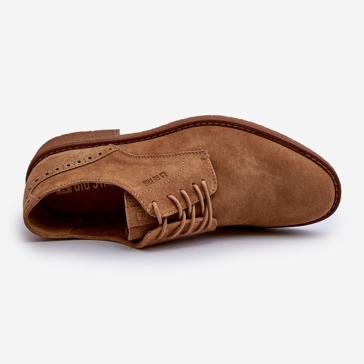 Suede miesten kengät Big Star NN174213 Camel ruskea 1