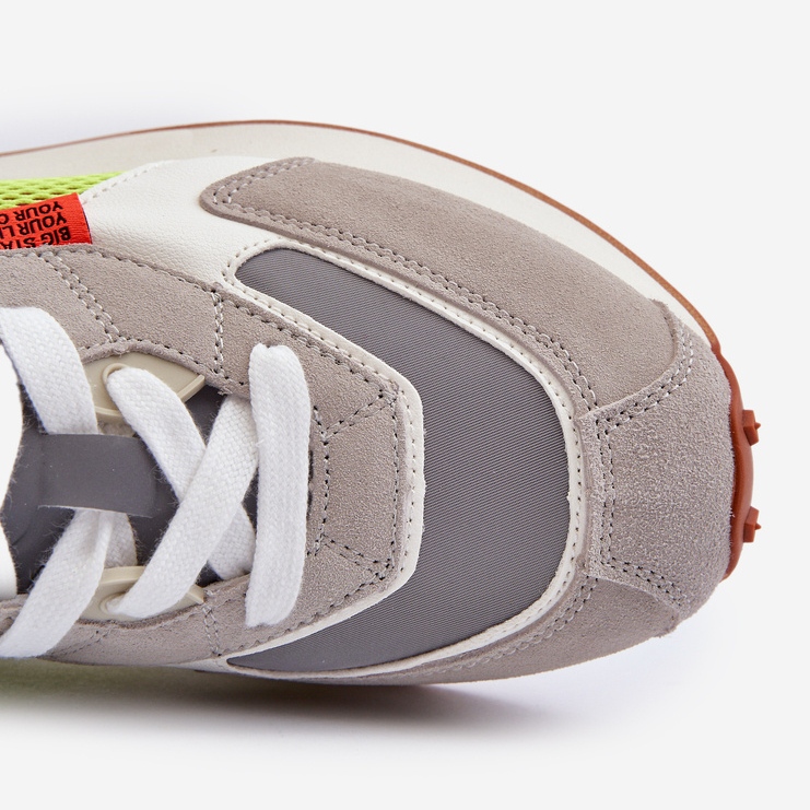 Miesten urheilulenkkarit Memory Foam System Big Star NN174344 harmaa 1