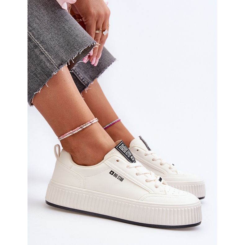 Naisten lenkkarit Big Star NN274254 Valkoinen 1