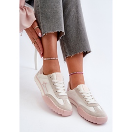 Naisten matalat tennarit Big Star NN274868 Pinkki vaaleanpunainen 2