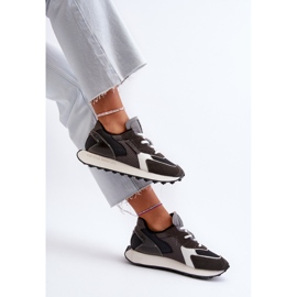 Naisten lenkkarit Memory Foam Systemilla Big Star Platform NN274683 musta 1