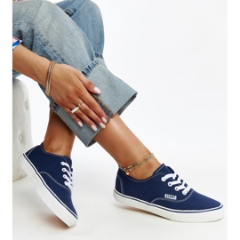 Tummansiniset klassiset Erla-lenkkarit sininen 1